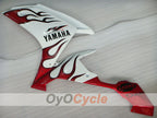 Kit de carénage injecté pour YZF-R1 07-08 - Rouge, Blanc - Sun #OYO87905687