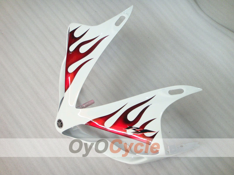 Kit de carénage injecté pour YZF-R1 07-08 - Rouge, Blanc - Sun #OYO87905687