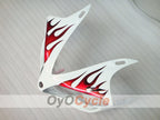 Kit de carénage injecté pour YZF-R1 07-08 - Rouge, Blanc - Sun #OYO87905687