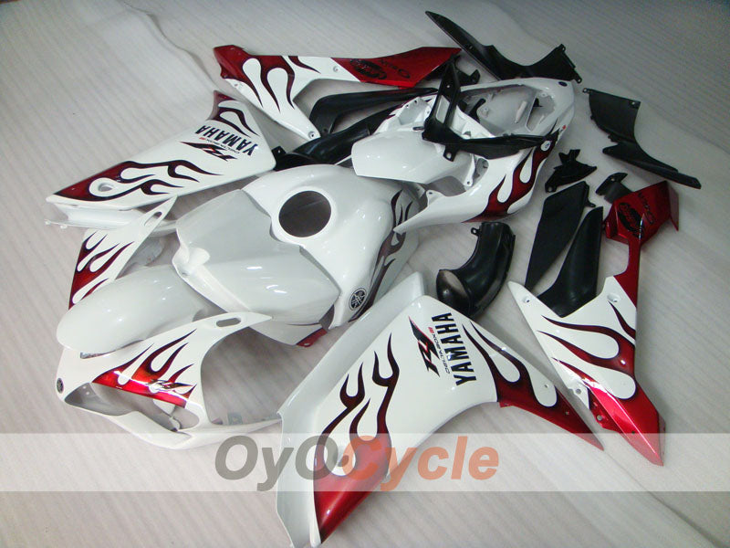 Kit de carénage injecté pour YZF-R1 07-08 - Rouge, Blanc - Sun #OYO87905687 Image secondaire du produit