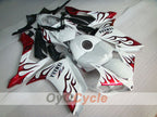 Kit de carénage injecté pour YZF-R1 07-08 - Rouge, Blanc - Sun #OYO87905687