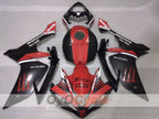 Kit de carénage injecté pour YZF-R1 07-08 - Rouge, Noir, Mat - Monster #OYO87905688