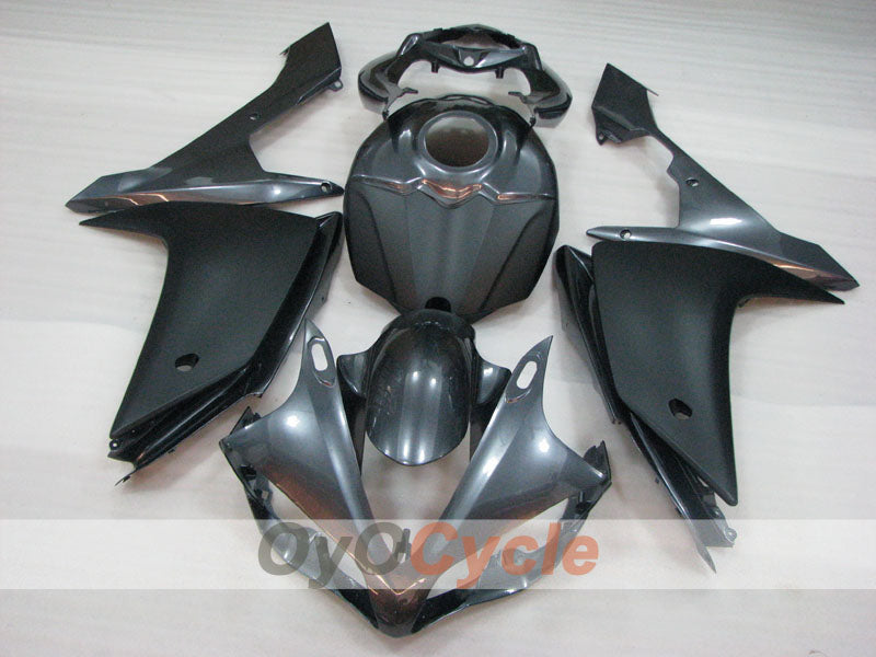 Kit de carénage injecté pour YZF-R1 07-08 - Noir, Gris, Mat - Style usine #OYO87905689