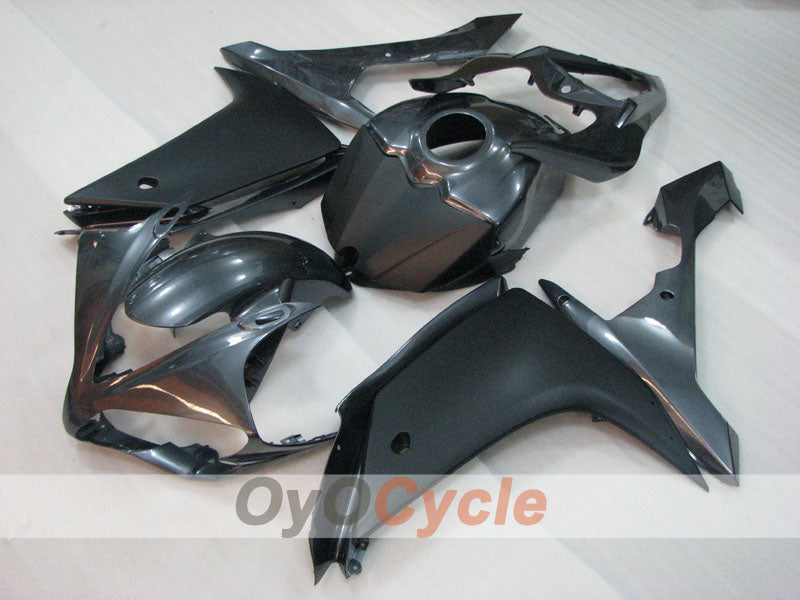 Kit de carénage injecté pour YZF-R1 07-08 - Noir, Gris, Mat - Style usine #OYO87905689