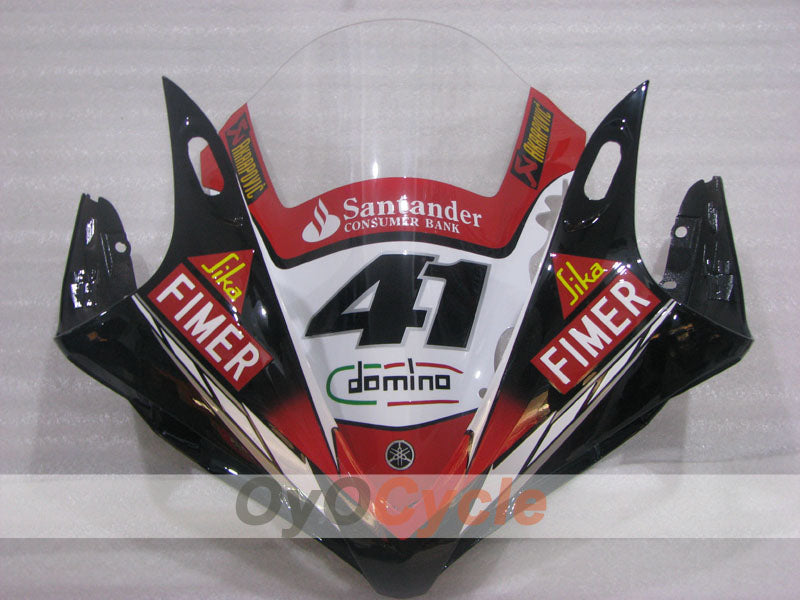 Kit de carénage injecté pour YZF-R1 07-08 - Rouge, Blanc, Noir - Santander #OYO87905691