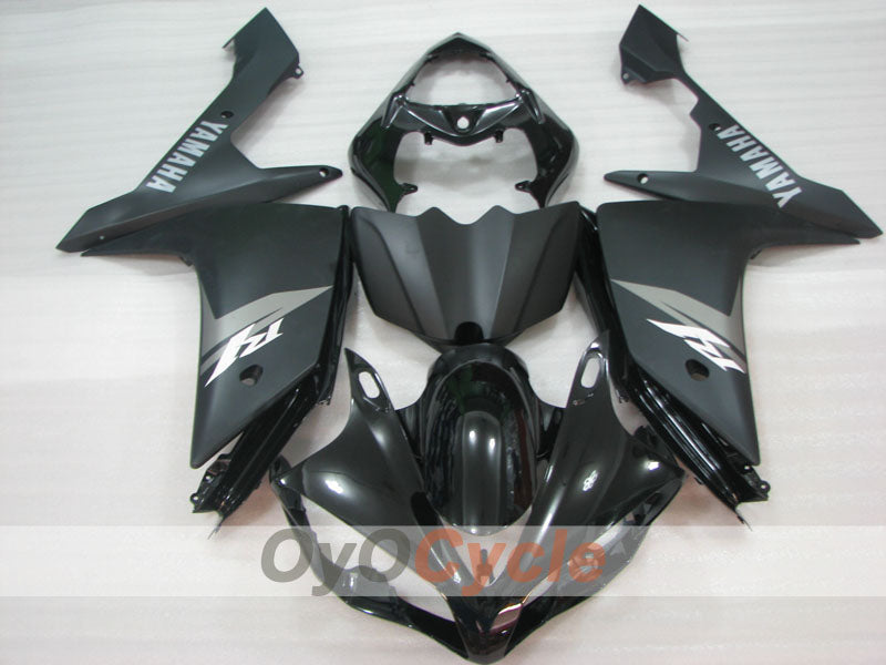 Kit de carénage injecté pour YZF-R1 07-08 - Noir, mat - Style usine #OYO87905692