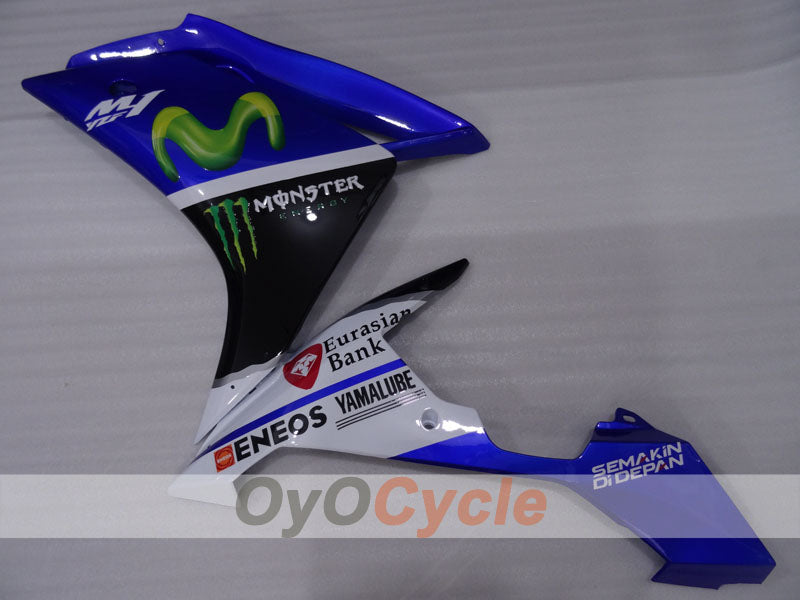 Kit de carénage injecté pour YZF-R1 07-08 - Bleu, blanc, noir - Monster #OYO87905693