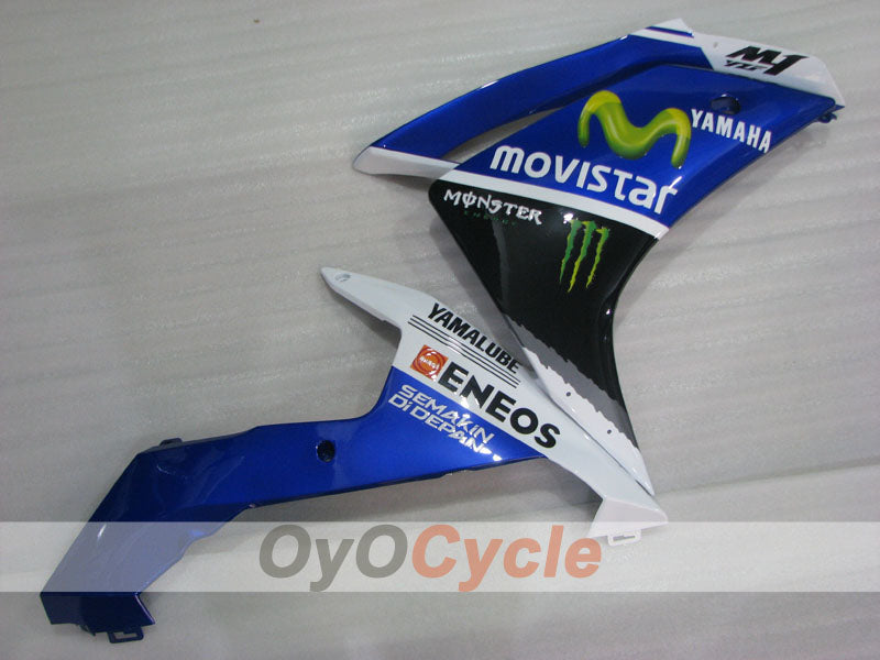 Kit de carénage injecté pour YZF-R1 07-08 - Bleu, blanc, noir - Monster #OYO87905694