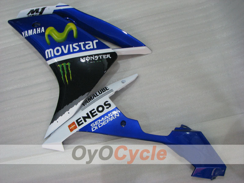 Kit de carénage injecté pour YZF-R1 07-08 - Bleu, blanc, noir - Monster #OYO87905694