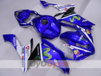 Kit de carénage injecté pour YZF-R1 07-08 - Bleu, blanc, noir - Monster #OYO87905695