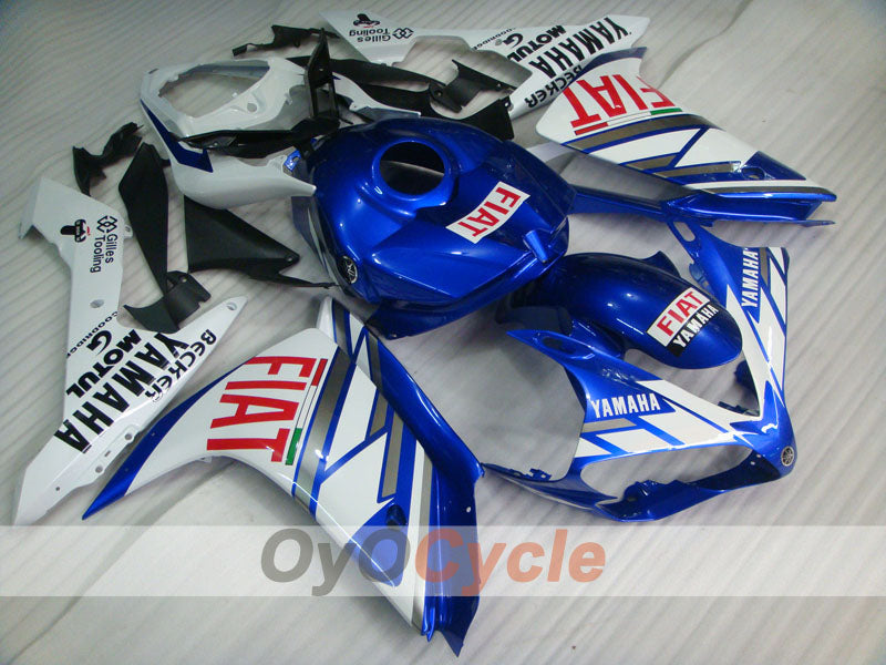 Kit de carénage injecté pour YZF-R1 07-08 - Bleu, blanc - FIAT #OYO87905696 Image principale du produit