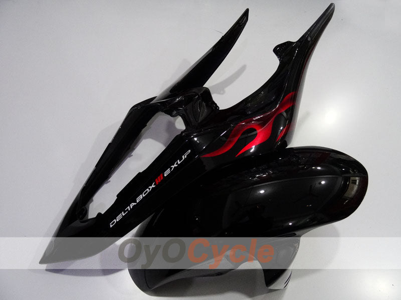 Kit de carénage injecté pour YZF-R1 07-08 - Rouge, noir - Flamme #OYO87905697