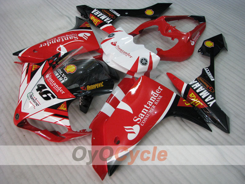 Kit de carénage injecté pour YZF-R1 07-08 - Rouge, blanc - Santander #OYO87905704 Image principale du produit