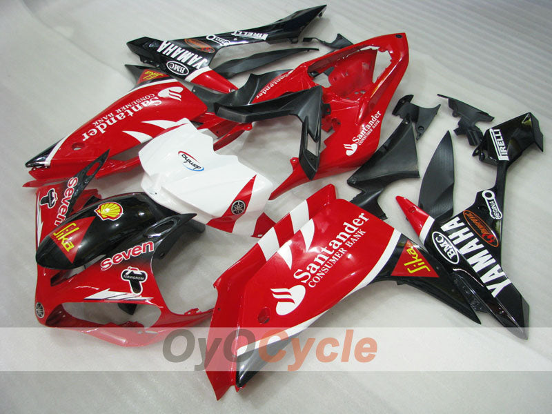 Kit de carénage injecté pour YZF-R1 07-08 - Rouge, Noir - Santander #OYO87905705