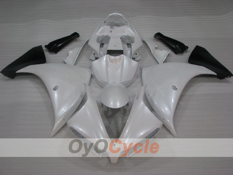 Kit de carénage injecté pour YZF-R1 09-11 - Blanc nacré - Sans autocollant / décalcomanie, style usine #OYO87905706