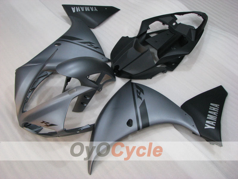 Kit de carénage injecté pour YZF-R1 09-11 - Noir, Gris - Style usine #OYO87905707