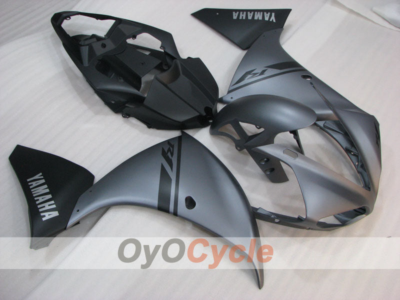 Kit de carénage injecté pour YZF-R1 09-11 - Noir, Gris - Style usine #OYO87905707