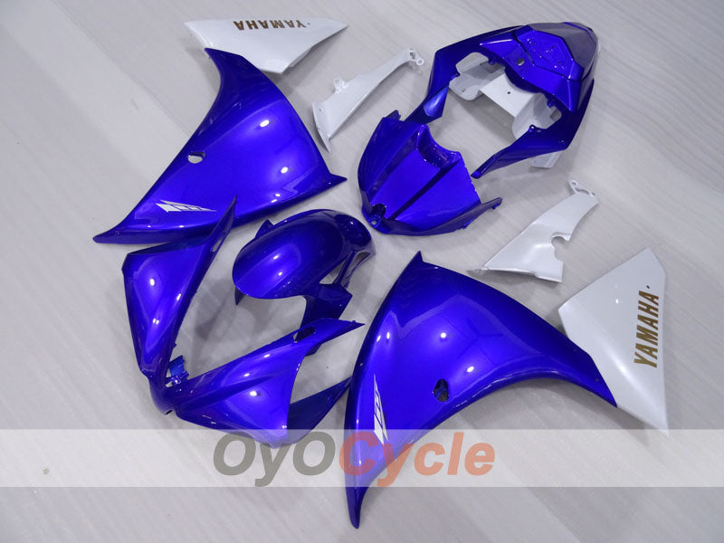 Kit de carénage injecté pour YZF-R1 09-11 - Bleu, Blanc - Style usine #OYO87905709