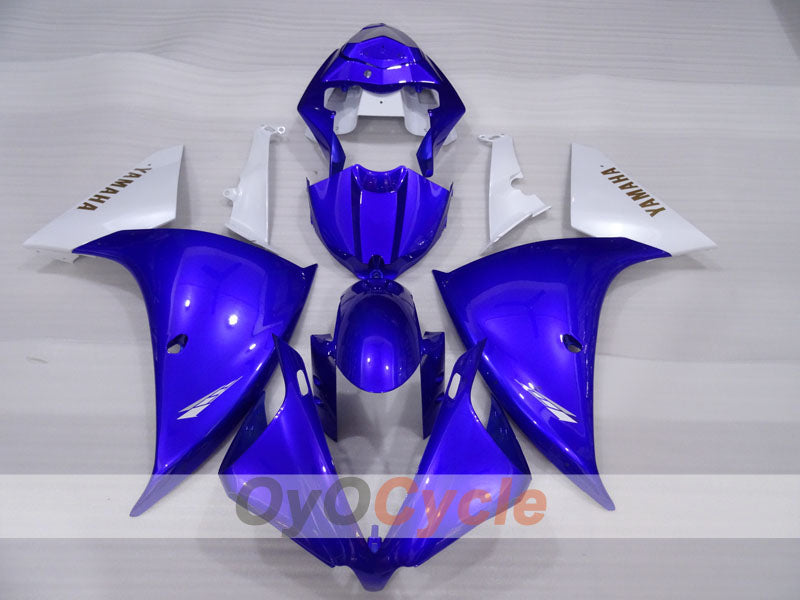Kit de carénage injecté pour YZF-R1 09-11 - Bleu, Blanc - Style usine #OYO87905709