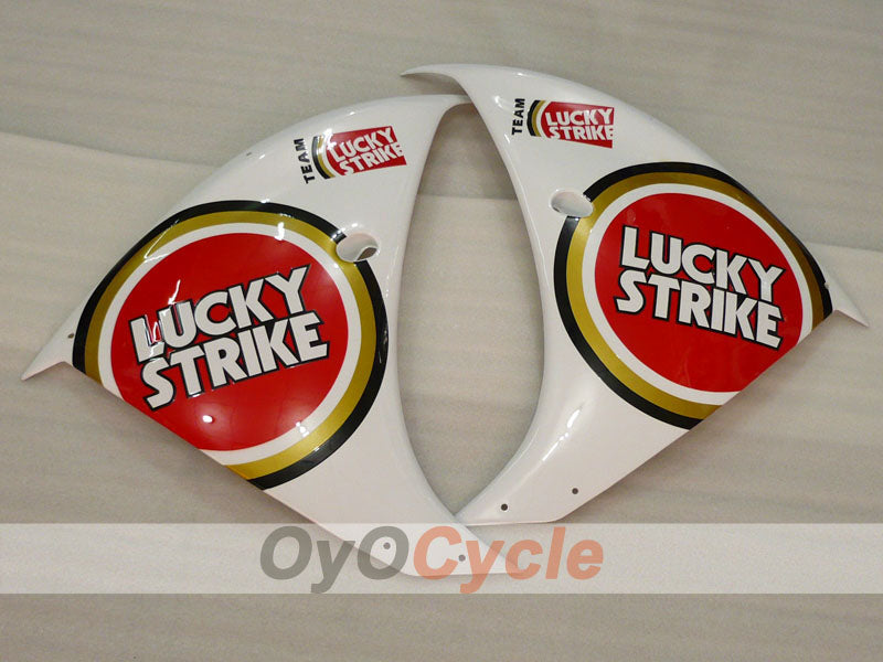 Kit de carénage injecté pour YZF-R1 09-11 - Rouge, Blanc - Lucky Strike #OYO87905710