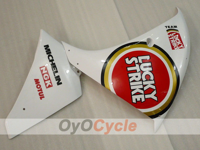 Kit de carénage injecté pour YZF-R1 09-11 - Rouge, Blanc - Lucky Strike #OYO87905710