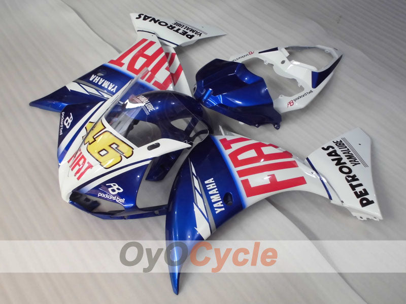 Kit de carénage injecté pour YZF-R1 09-11 - Bleu, Blanc - FIAT #OYO87905711