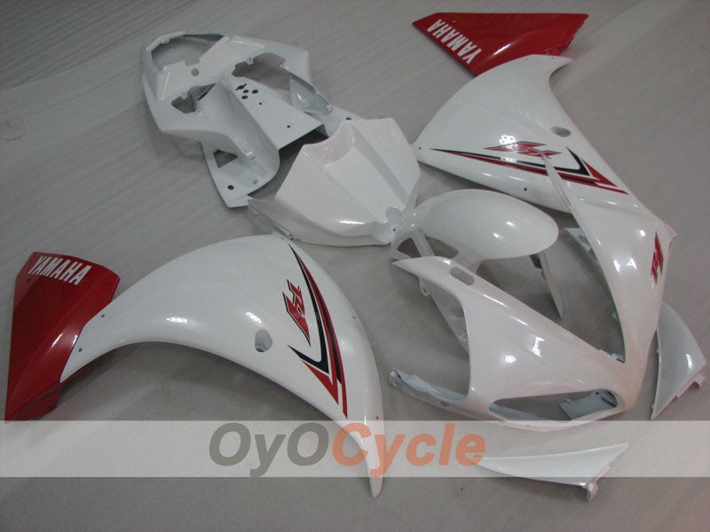Kit de carénage injecté pour YZF-R1 09-11 - Rouge, Blanc - Style usine #OYO87905713
