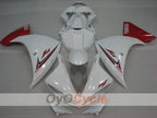 Kit de carénage injecté pour YZF-R1 09-11 - Rouge, Blanc - Style usine #OYO87905713