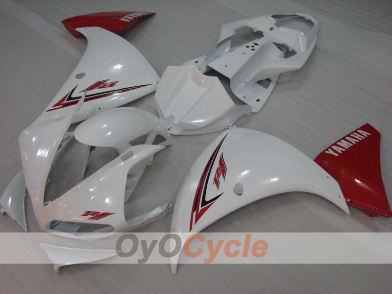 Kit de carénage injecté pour YZF-R1 09-11 - Rouge, Blanc - Style usine #OYO87905713