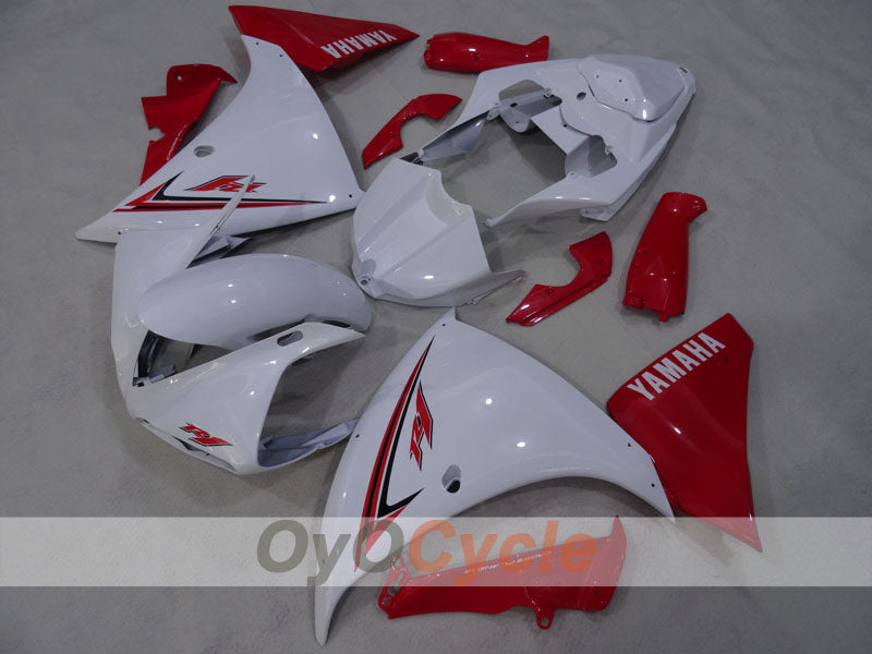 Kit de carénage injecté pour YZF-R1 09-11 - Rouge, Blanc - Style usine #OYO87905716