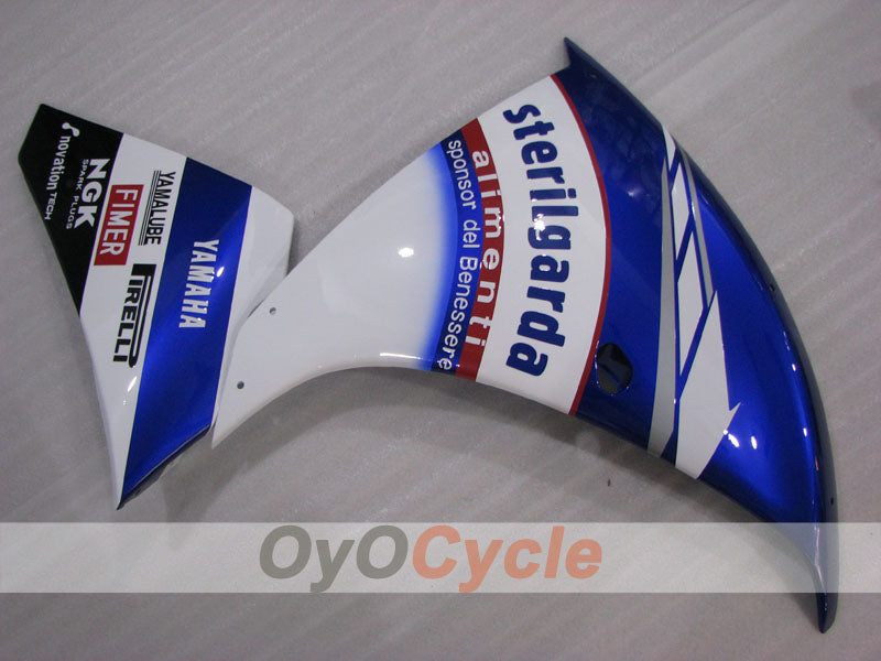 Kit de carénages en injection pour YZF-R1 09-11 - Bleu, Blanc - Sterilgarda #OYO87905718