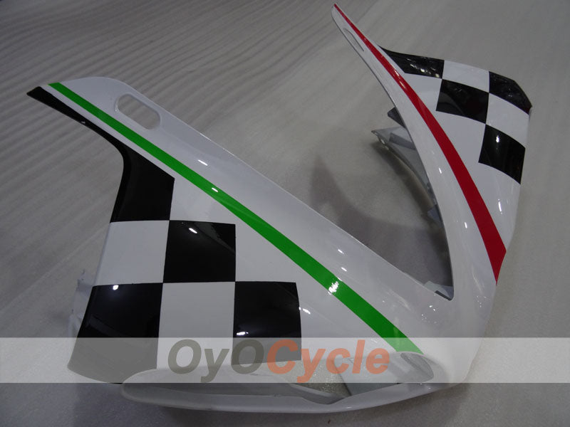 Kit de carénages en injection pour YZF-R1 09-11 - Noir, Blanc nacré - ABARTH #OYO87905722
