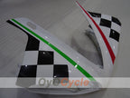 Kit de carénages en injection pour YZF-R1 09-11 - Noir, Blanc nacré - ABARTH #OYO87905722