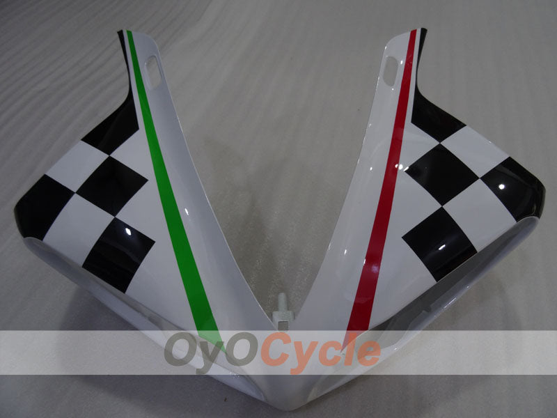 Kit de carénages en injection pour YZF-R1 09-11 - Noir, Blanc nacré - ABARTH #OYO87905722