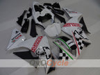 Kit de carénages en injection pour YZF-R1 09-11 - Noir, Blanc nacré - ABARTH #OYO87905722