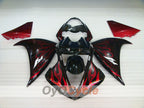 Kit de carénages en injection pour YZF-R1 09-11 - Rouge, Noir - Flamme #OYO87905723