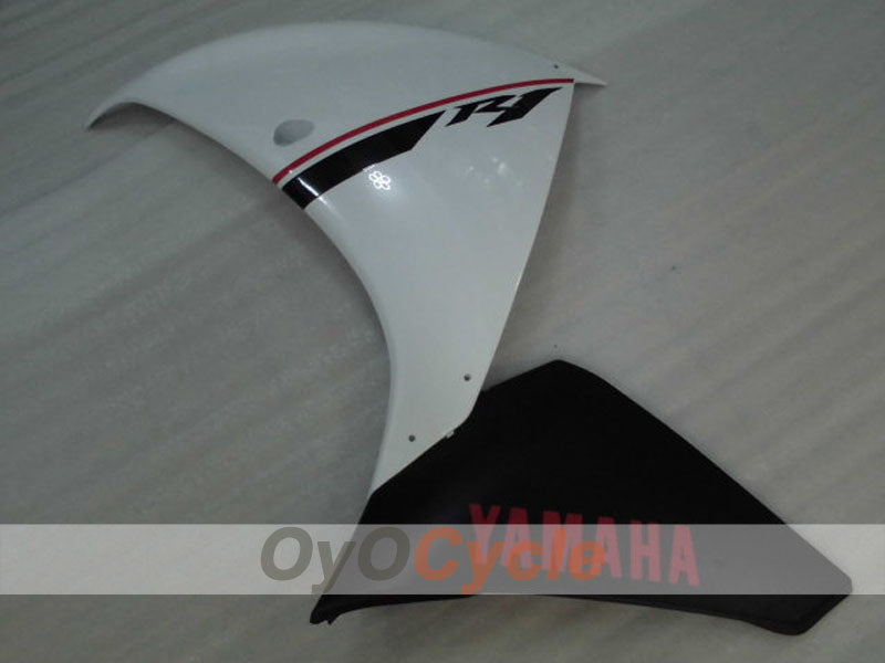 Kit de carénages en injection pour YZF-R1 12-14 - Blanc, Noir - Style d'origine #OYO87905727