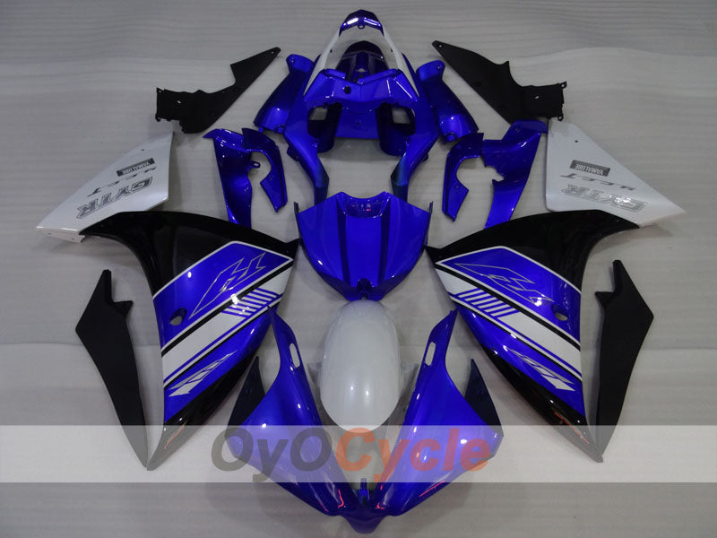 Kit de carénages en injection pour YZF-R1 12-14 - Bleu, Blanc, Noir - GYTR #OYO87905728