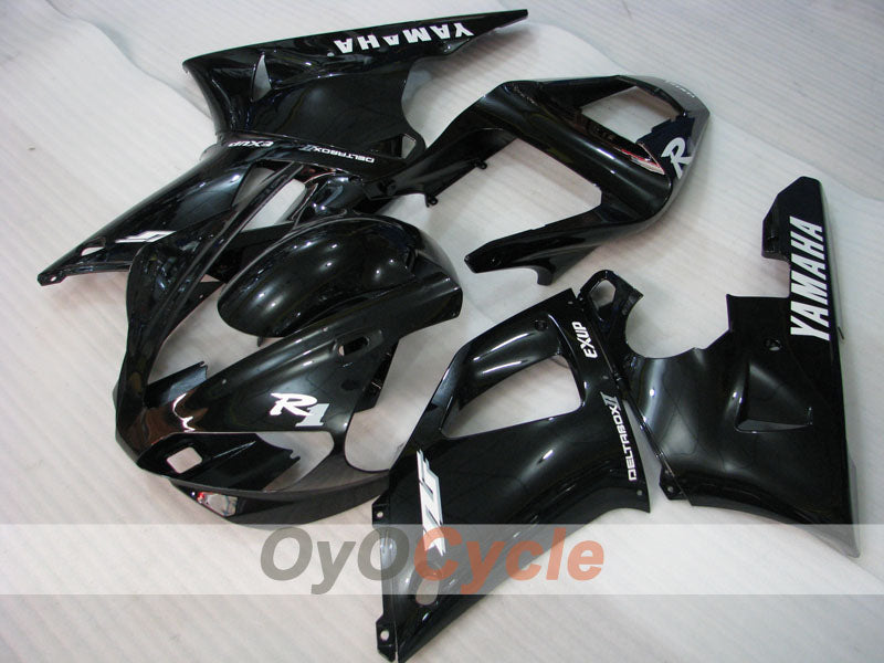 Kit de carénage injecté pour YZF-R1 00-01 - Noir - Style d'origine #OYO87905733