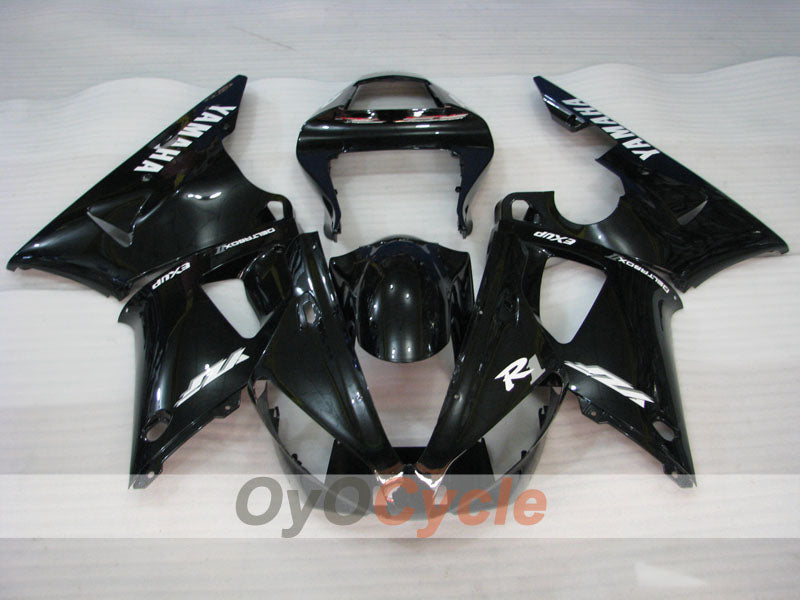 Kit de carénage injecté pour YZF-R1 00-01 - Noir - Style d'origine #OYO87905733