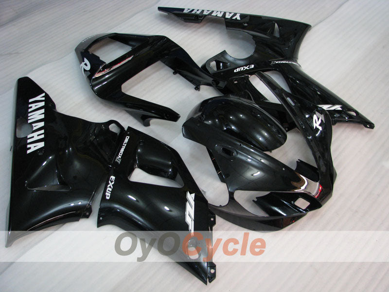 Kit de carénage injecté pour YZF-R1 00-01 - Noir - Style d'origine #OYO87905733