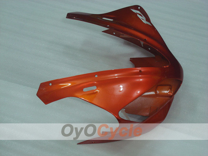Kit de carénage injecté pour YZF-R1 00-01 - Orange, noir, mat - Style d'origine #OYO87905737