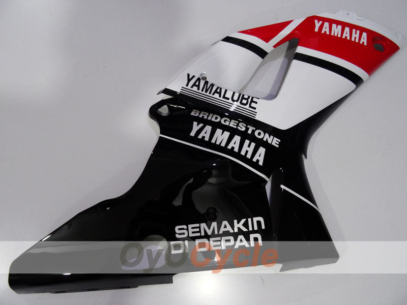 Kit de carénage injecté pour YZF-R1 00-01 - Rouge, blanc, noir - Style d'origine #OYO87905740
