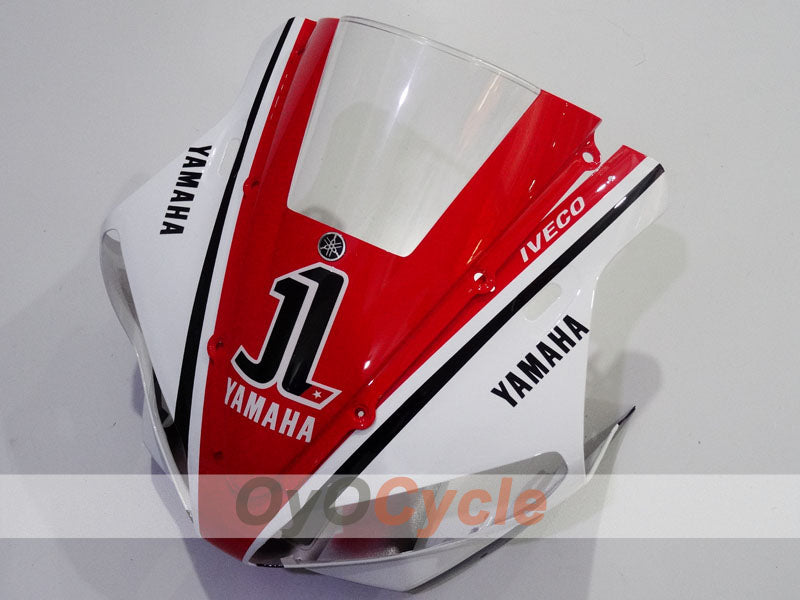 Kit de carénage injecté pour YZF-R1 00-01 - Rouge, blanc, noir - Style d'origine #OYO87905740