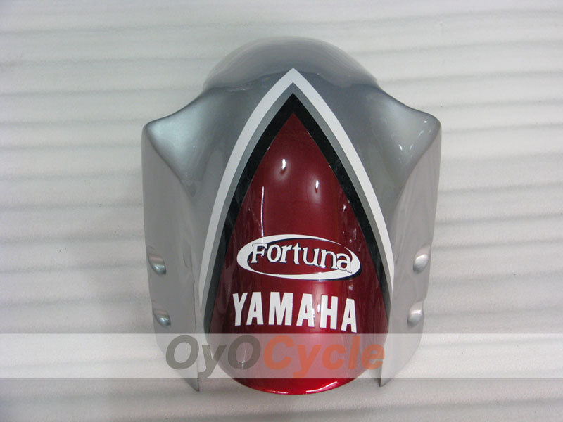 Kit de carénage à injection pour YZF-R1 00-01 - Rouge, argenté - Fortuna #OYO87905742