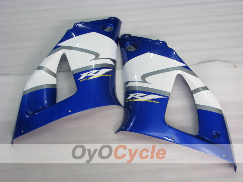 Kit de carénage à injection pour YZF-R1 00-01 - Bleu, blanc - GO!!!!!!!, MOTUL #OYO87905743