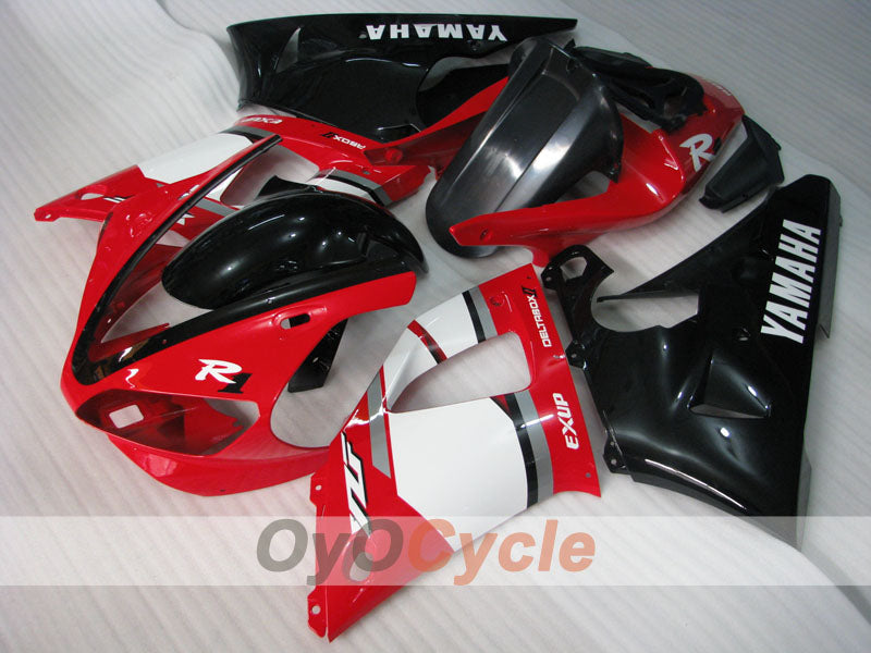 Kit de carénage à injection pour YZF-R1 00-01 - Rouge, blanc - Style d'origine #OYO87905744