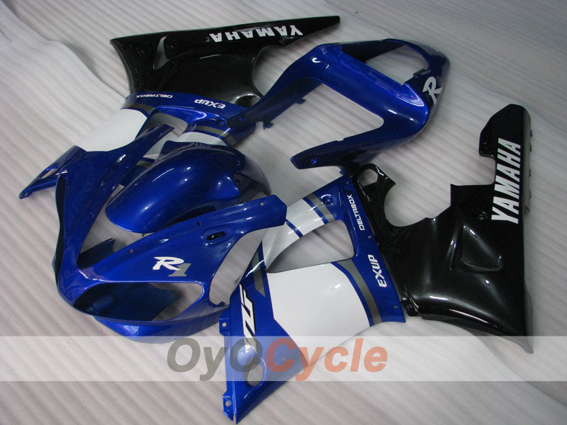 Kit de carénage à injection pour YZF-R1 00-01 - Bleu, blanc - Style d'origine #OYO87905747