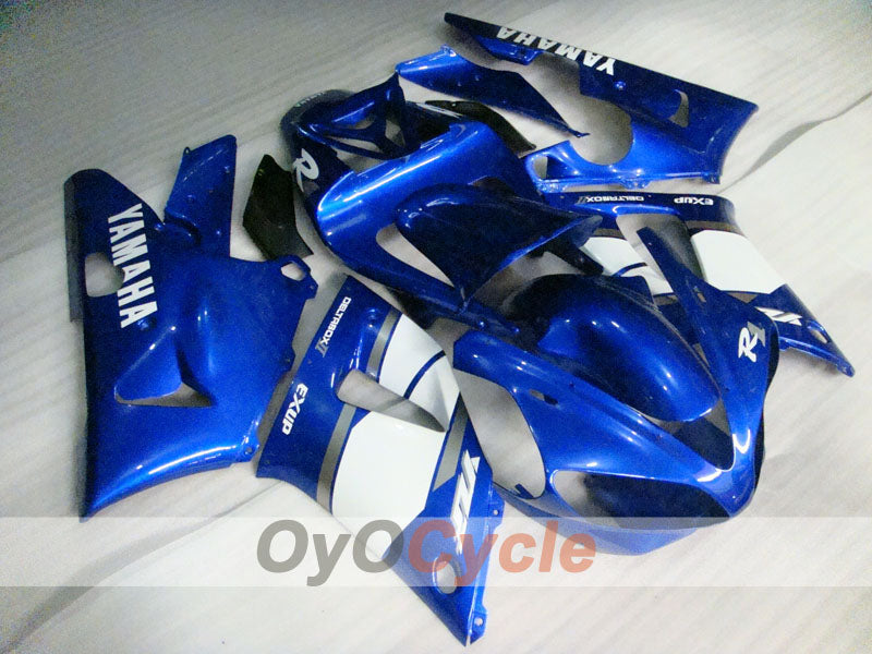 Kit de carénage à injection pour YZF-R1 00-01 - Bleu, blanc - Style d'origine #OYO87905750