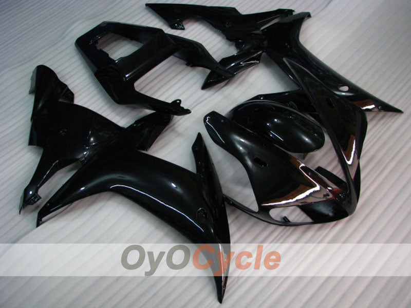 Kit de carénage à injection pour YZF-R1 02-03 - Noir - Sans autocollant / décalcomanie, style d'origine #OYO87905751